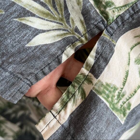 Ono & Company Men’s Aloha Palm Hawaii Hawaiian Button Front Shirt Large - Picture 6 of 8